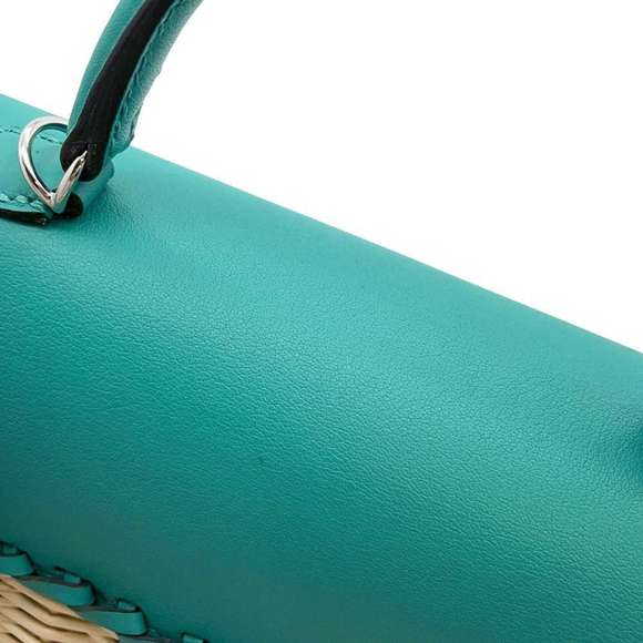 Hermes Kelly Picnic Mini Vert Verone Silver Hardware Swift Willow Y Stamp - Picture 9 of 13